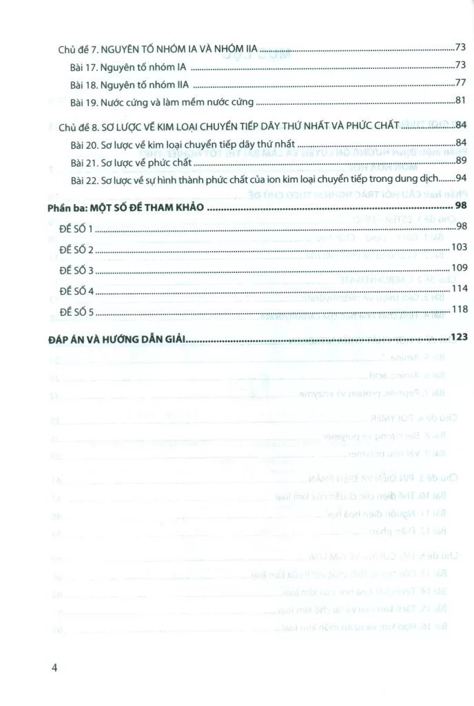 ÔN LUYỆN TRẮC NGHIỆM THI TỐT NGHIỆP THPT MÔN HÓA HỌC (Theo Chương trình giáo dục phổ thông 2018)